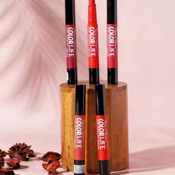 TEEN TEEN COSMETICS Color Life Long Lasting Matte Lipstick With Primer- 2g - Rose-Pink -19-26
