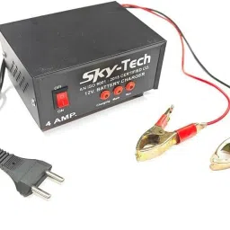 ERHIndia 12 Volt 4 Amp UPS Battery DC SMPS Power Supply Charger 7amp Battery Clip Combo Set-15