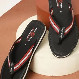 Cozy Wear Men Black Flip Flops-picture-27