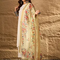 InWeave Women Kurta with Palazzos & With Dupatta-38