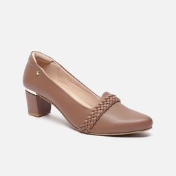 Van Heusen Woman PU Block Pumps-16