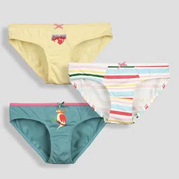 TRESNOVA Girls Pack Of 3 Printed Ultra Soft Basic Briefs S25BBF019A-51