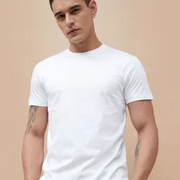 URBANICE Men Solid Round Neck T-shirt-image-53