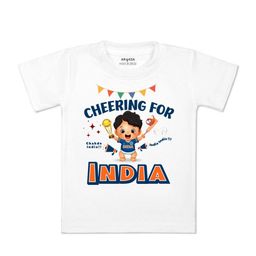 Arvesa Kids Typography Printed Applique T-shirt-image-53