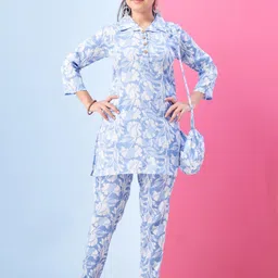 Muhuratam Girls Printed Kurta Set-picture-56