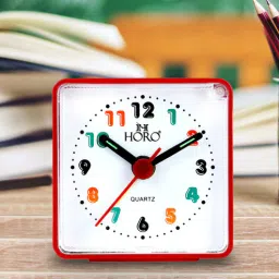 horo Red Analog Alarm Clock-picture-34