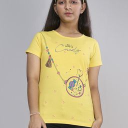 ZUNIORS SSC Kids-Unisex Yellow Cotton Printed Tshirts-image-94