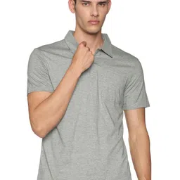 ECOLINE Clothing Men Antimicrobial Solid Polo Collar Cotton T-shirt-image-86