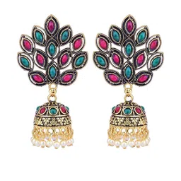 muccasacra Multicoloured Alloy Earrings-picture-2