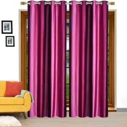 214 cm (7 ft) Polyester Door Curtain (Pack Of 2)-image-95