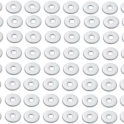 Chrome Plated Round Wall Flange/Free Cap for Taps/Tap Plate Bathroom Mixture in Kitchen/Bathroom Fittings/Wash Area Bathroom Accessories (Pack of 90 PC) Plate Flange-image-31
