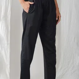 zuri Women Relaxed Straight Leg Mid-Rise Trousers-image-56