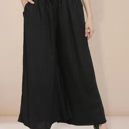 Shine N Sober Women Flared Palazzos-picture-53