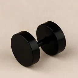 Adwitiya Collection Men Dumbbell Shaped Studs-image-1