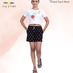 StyleAOne Printed Pure Cotton Night Suit-image-48