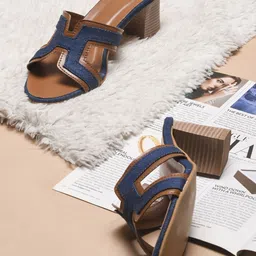 Froh Feet Ethnic Block Sandals-55