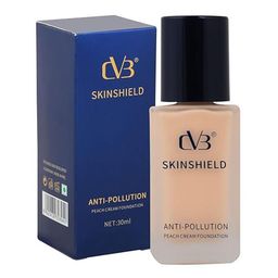CVB Skin Shield Anti Pollution Peach Cream Foundation - 30 ml - Soft Ivory 02-image-18