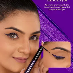 Parul Garg Hi-Shimmer Eyeliner With Argan Oil - 5 ml - Amethyst Purple image 3
