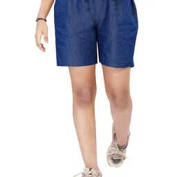 UNO seven girls Denim Shorts with Side Pockets-2