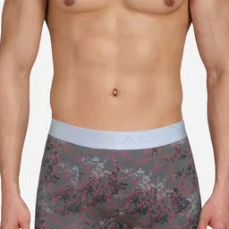 VStar Printed Breathable 4-Way Stretchable Antibacterial Short Trunk - CB 09-GREY-picture-23