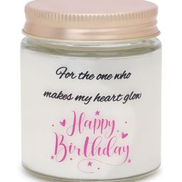 Akaar Off White & Pink 1 pieces Jar Candle-24