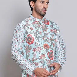 Jompers Men Printed Nehru Jackets-picture-9