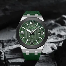 Naviforce Men Silicon Straps Analogue Watch NF8079_S GN GN-picture-21