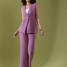 Mast & Harbour V-Neck Sleeveless Top With Trousers Co-Ords-picture-13