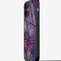 macmerise Abstract Printed iPhone 12 Back Case Mobile Accessories-9