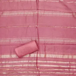 KALINI Pink Chanderi Silk Butti With Embroiderd Work Unstitched Dress Material-picture-29