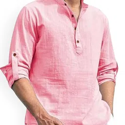 EdinWolf Men Band Collar Straight Kurta-picture-41