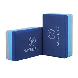 WiseLife Yoga Blocks Premium TPE for Optimum Balance Support & Cushion-image-8