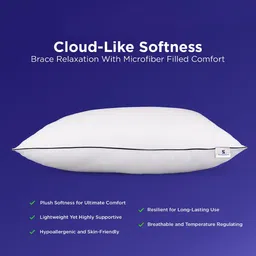 Sleepstore Set Of 2 White Polyester Pillows image 5