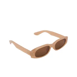DukieKooky Unisex Rectangle Sunglasses with UV Protected Lens FZSG007C-Nude-picture-16