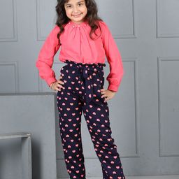 Cutiekins Girls Round neck Long Sleeves Top With Trouser-image-56