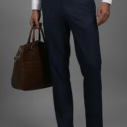 Louis Philippe Men Regular Fit Mid-Rise Formal Trousers-picture-8