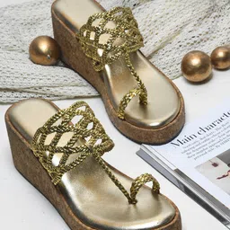 TRYME Ethnic Wedge Sandals-image-15