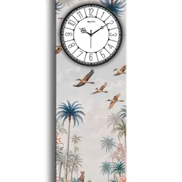 OLIVE TREE White & Black Printed Wall Clock image 3