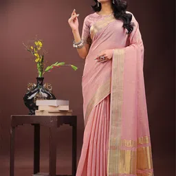 DIVASTRI Woven Design Organza Saree-picture-43