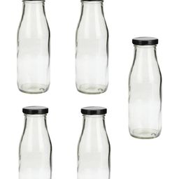 SOMIL Set Of 5 Glass Water Bottle-image-39