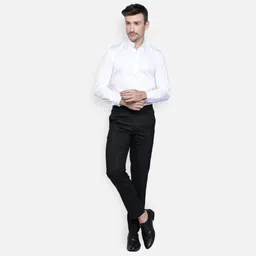 Haul Chic Men Relaxed Straight Leg Slim Fit Trousers-image-47