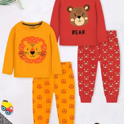 YK X Trampoline Unisex Kids Printed T-shirt with Pyjamas-26