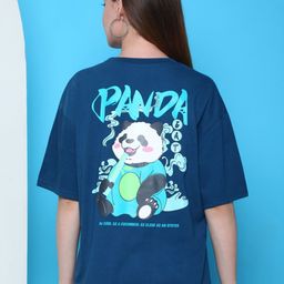 Metronaut Women Graphic Printed Round Neck Cotton Oversized T-shirt-image-30