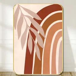 Myntra Elegant Homes Pink & Brown 1 Piece Wood Other Wall Paintings-image-57