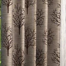 152 cm (5 ft) Jacquard Semi Transparent Window Curtain Single Curtain-image-62
