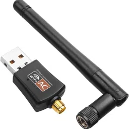 Wavenex Bluetooth + 5Ghz Dual Band Wifi Adapter for PC 1300 Mbps with Dual Antenna USB Adapter-13