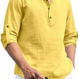 Men Solid Pure Cotton Straight Kurta-image-91