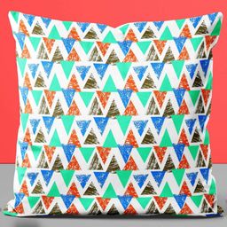 ArtzFolio Multicoloured Set of 2 Square Cushion Covers image 4