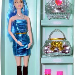 Blue Foldable Doll Set-image-41