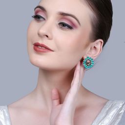 OPUS GEMS Artificial Stones Studded Teardrop Shaped Studs-image-10